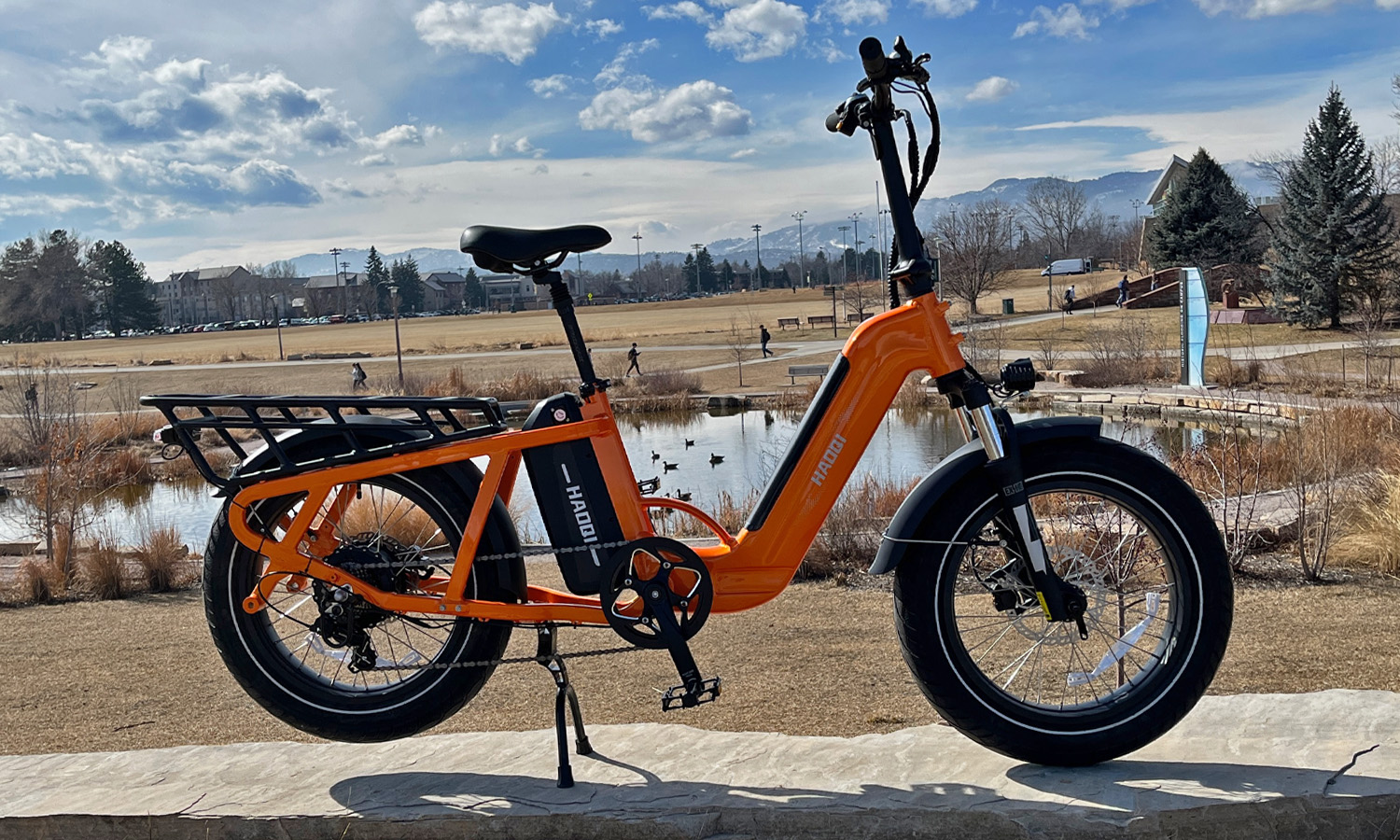 Haoqi Camel: Electric Cargo Bike with Dual Batteries