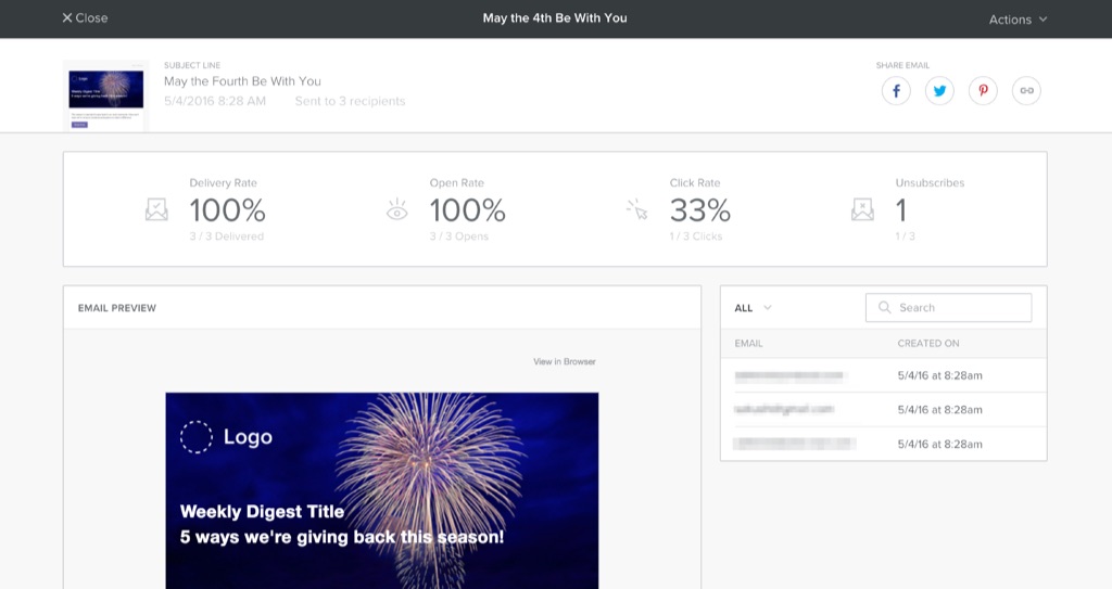 Check Out Your Email Performance | Weebly Support - US