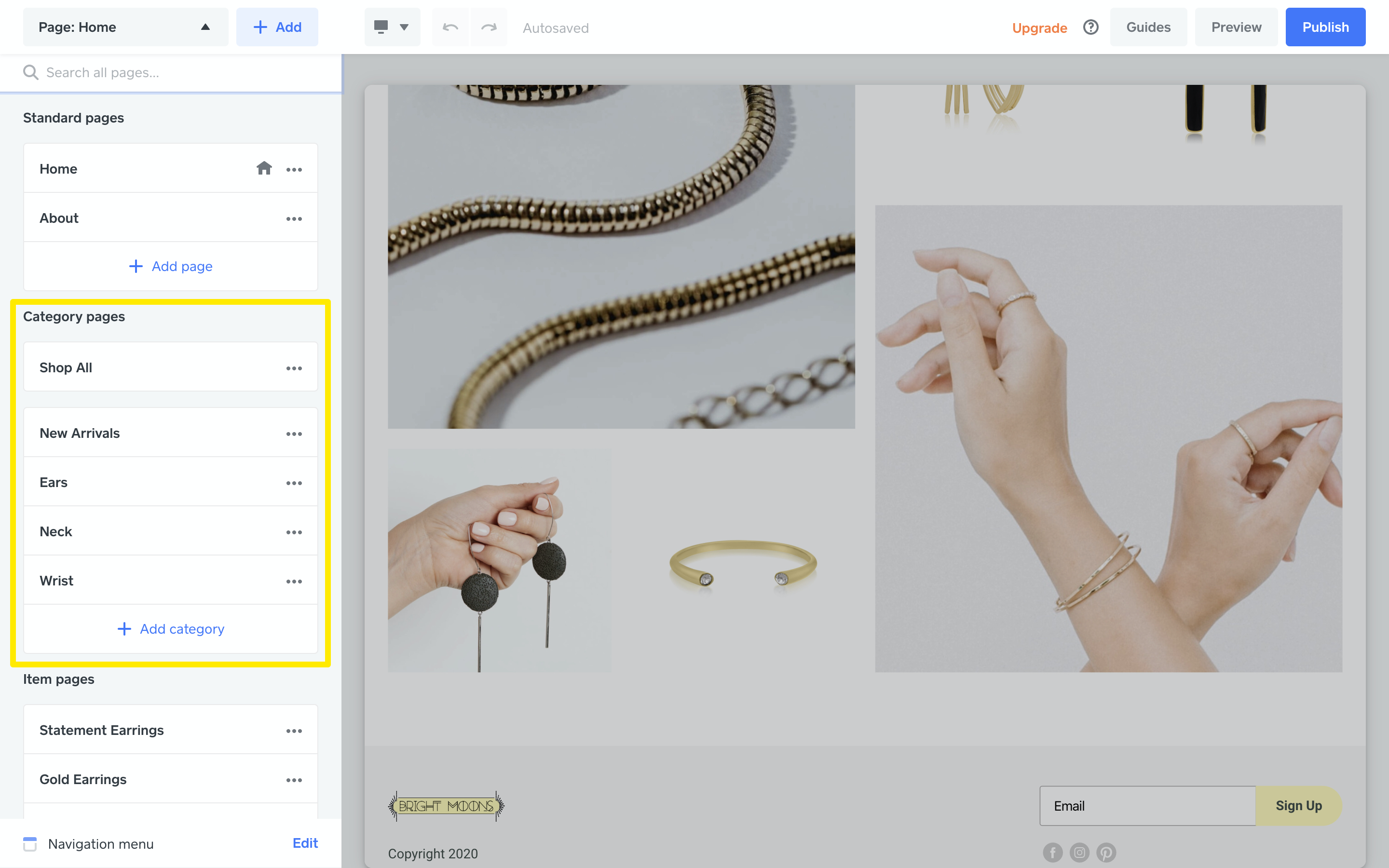 Html Page Cate Customize Category Pages | Weebly Support - US