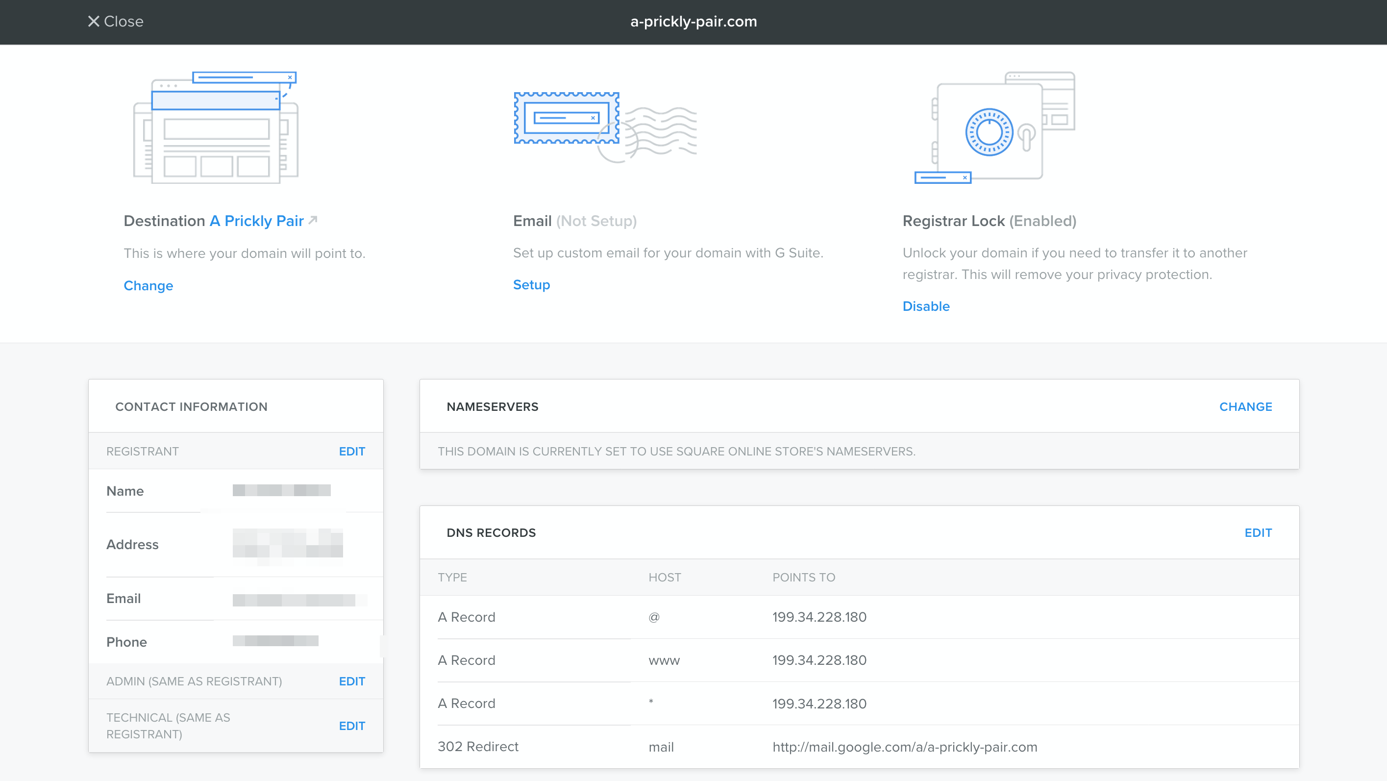 Manage Records For Square Online Domains Square Support Center Us