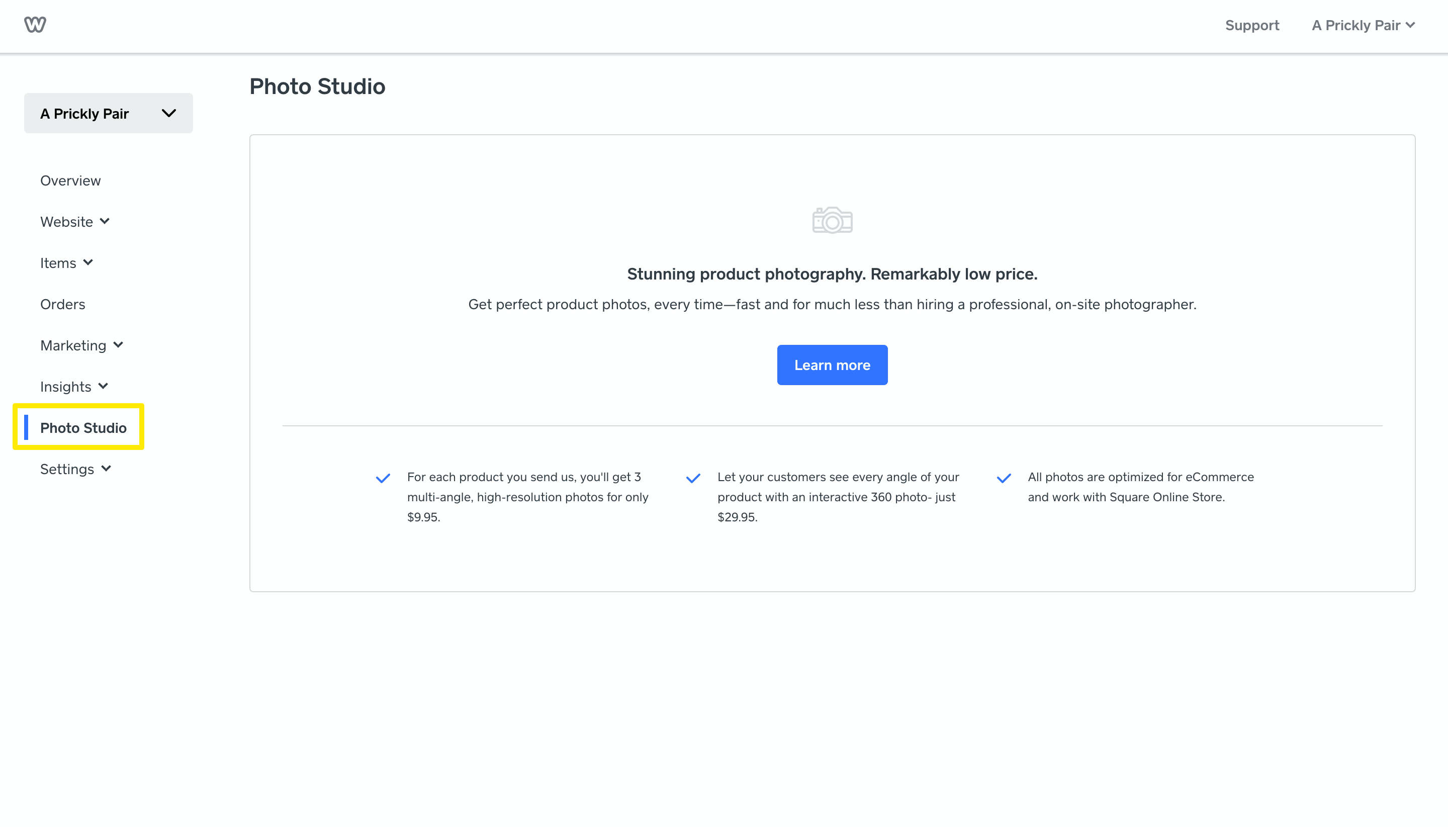 The Dashboard | Weebly Support - US