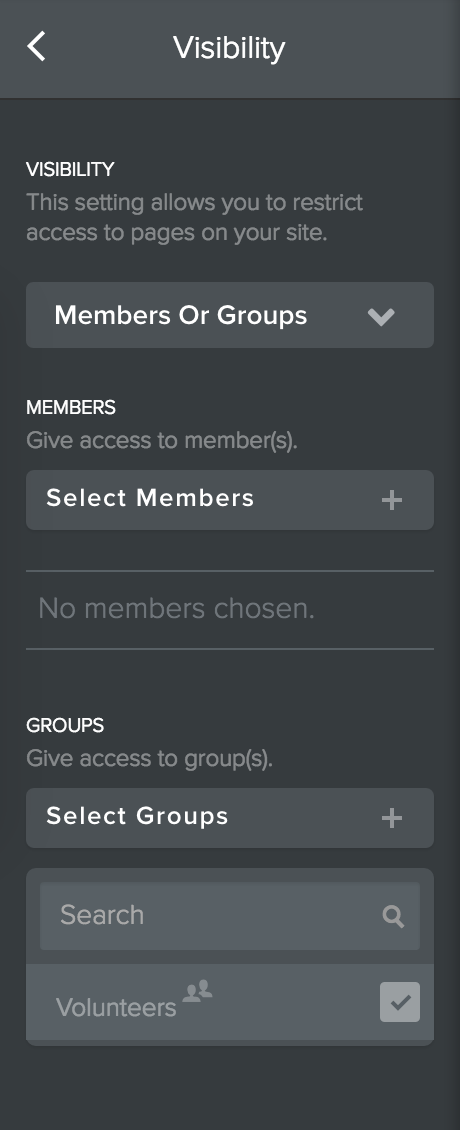 select-groups