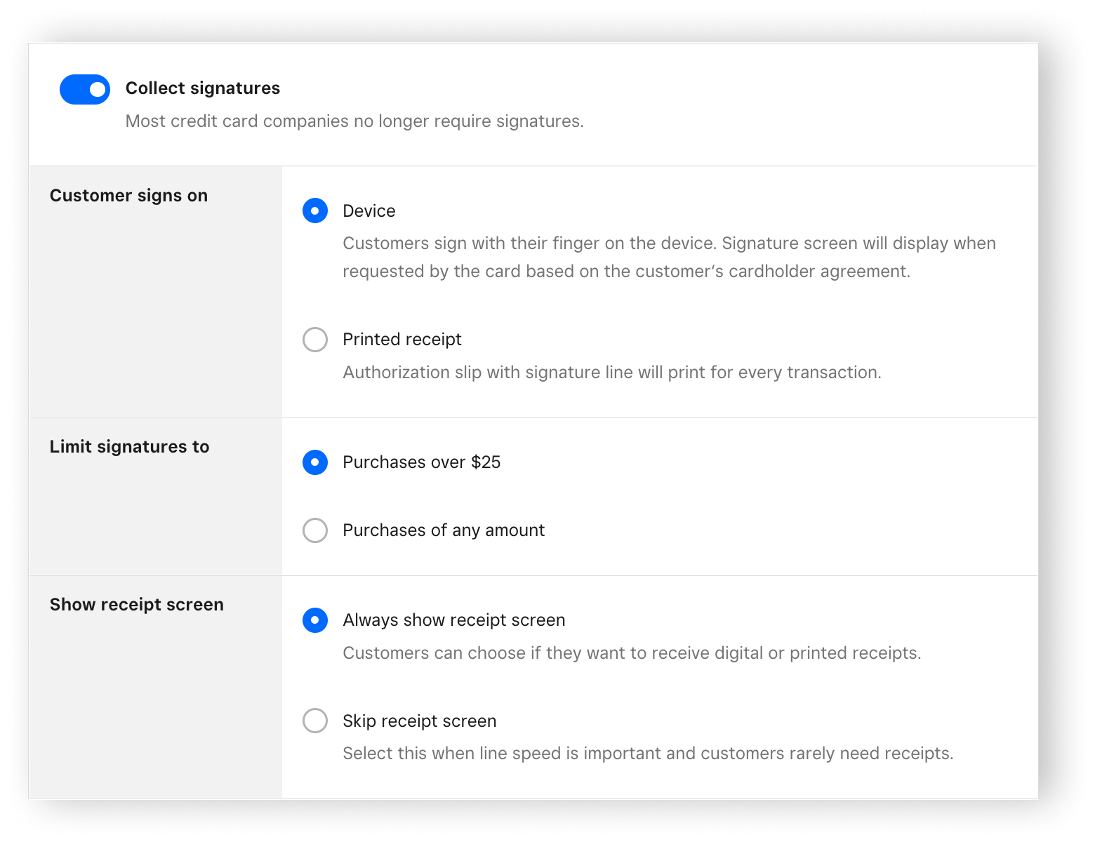 Device Code Receipt Page