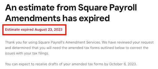 SquarePayroll-AmendmentEstimateExpired-Dashboard-US