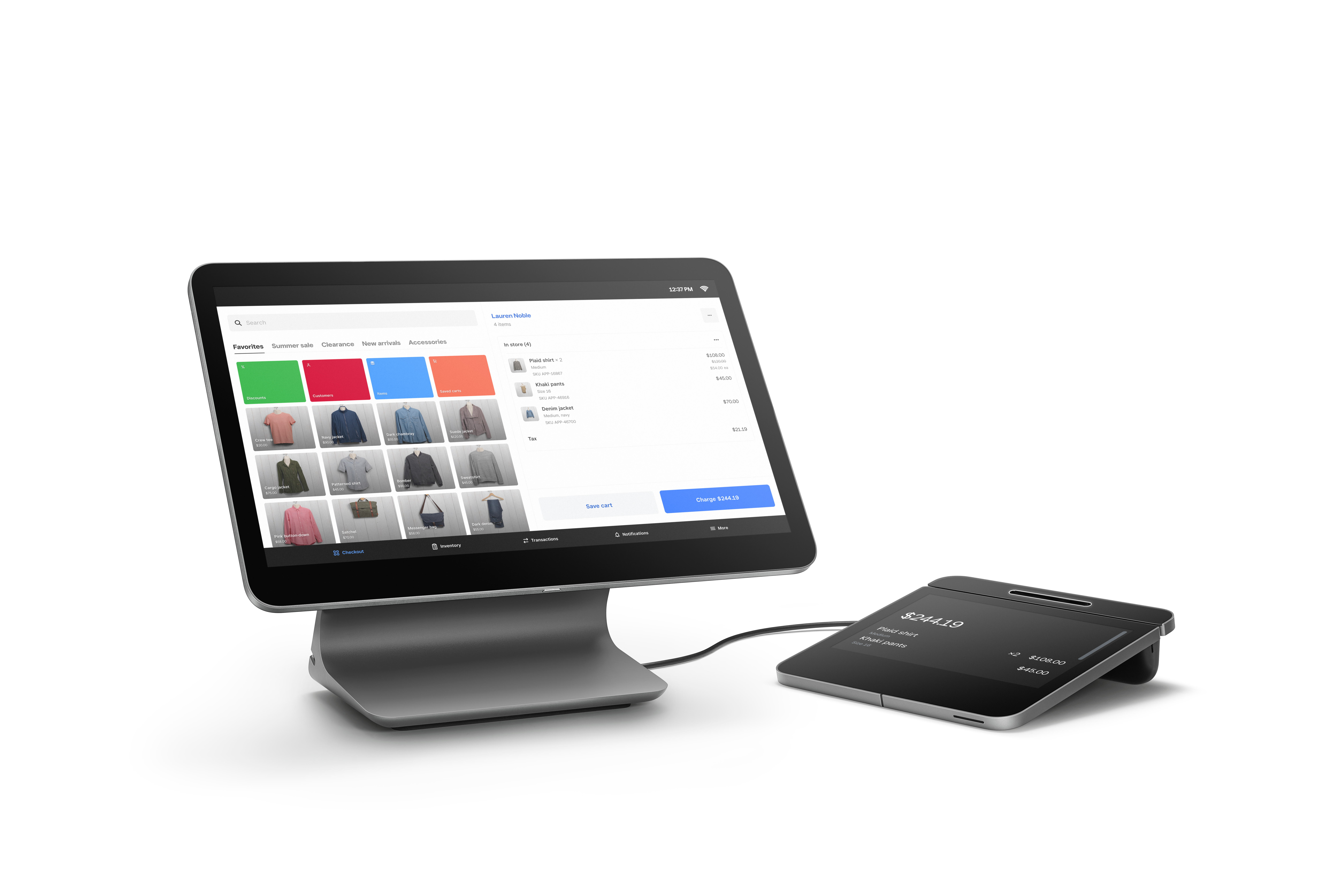 X2 Square Register Undocked US-EN