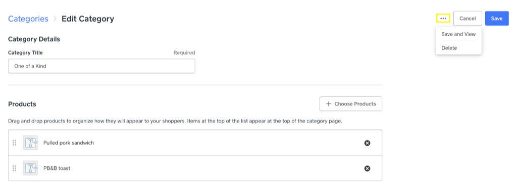 Adding Items and Categories | Weebly Support - US