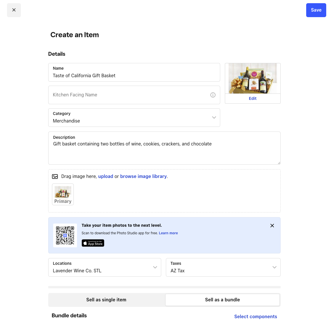 Create and Manage Bundles with Square for Retail Square Support Centre AU