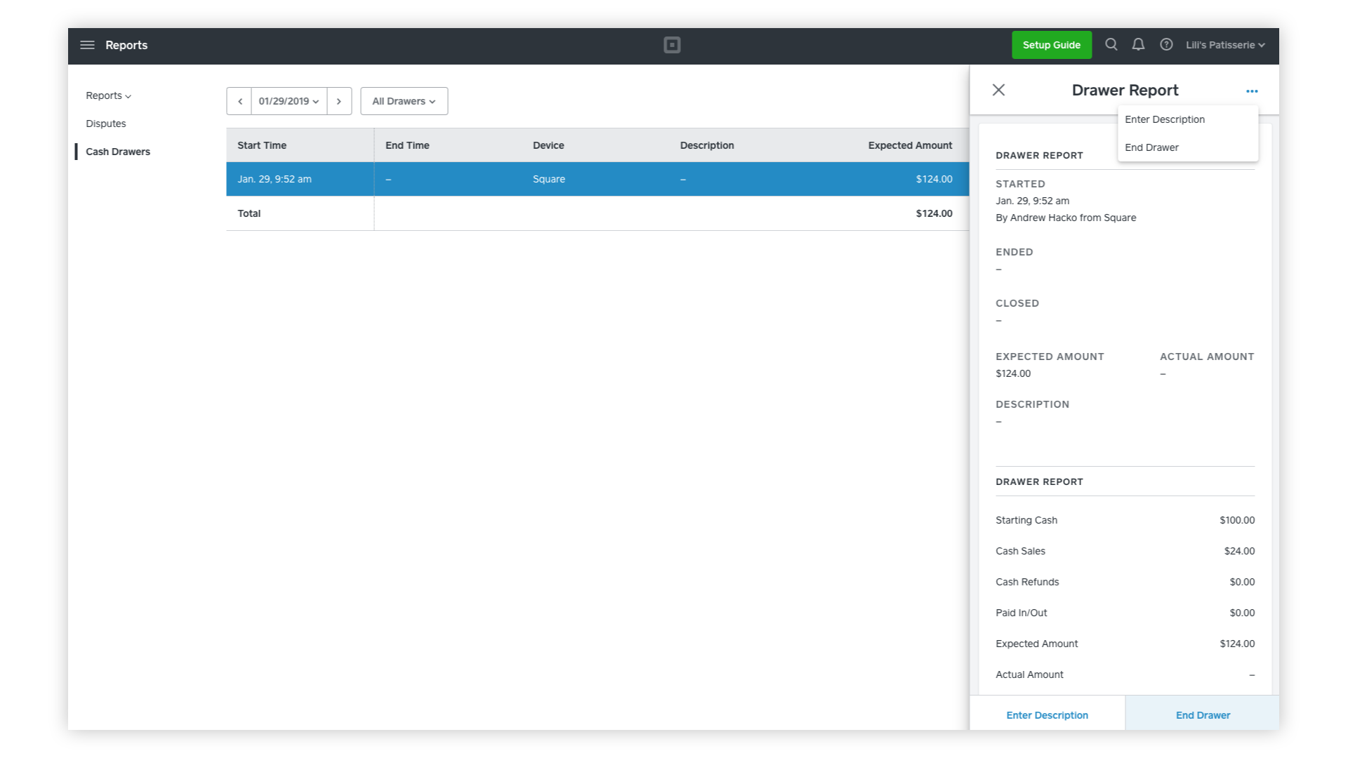 End of Day Reporting with Square for Restaurants  Square Support Within End Of Day Cash Register Report Template