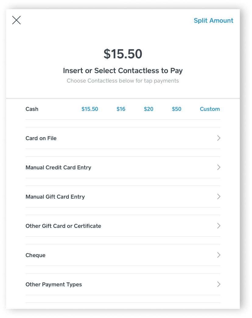 SPOS - Payment Types - iPad - EN-AU