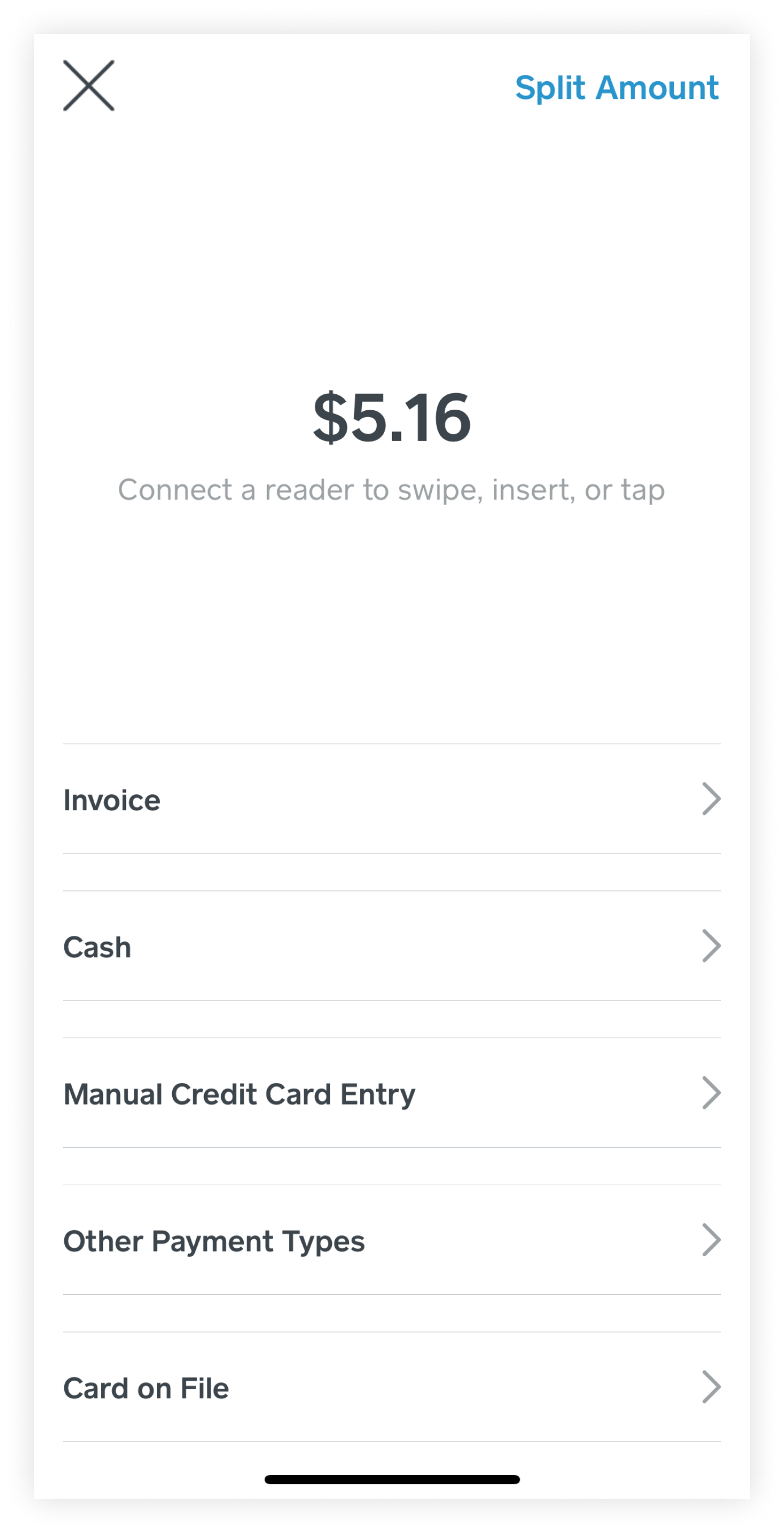 Payment Types in iOS