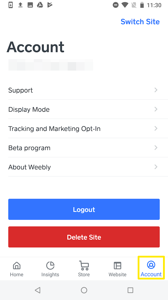 android-app-account-settings-weebly-support-us