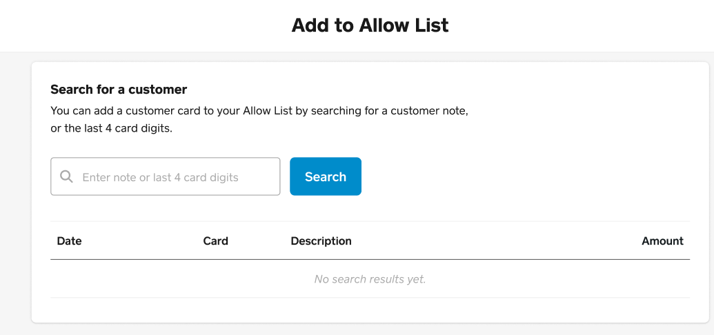 Allow List 4 - Dashboard - AU