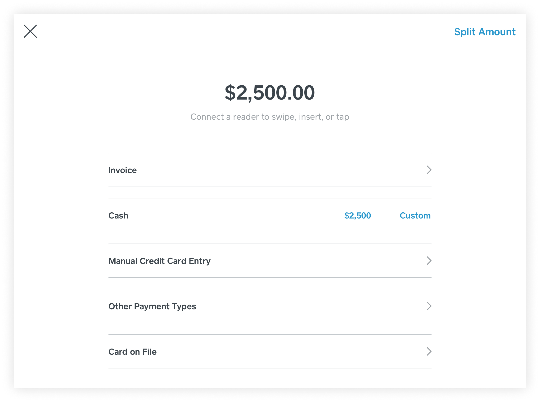 Payment Type Invoice - SPOS - US 1