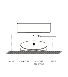 Square Stand adhesive mount graphic