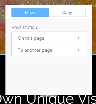 move-copy-section