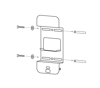 Mount the wall bracket