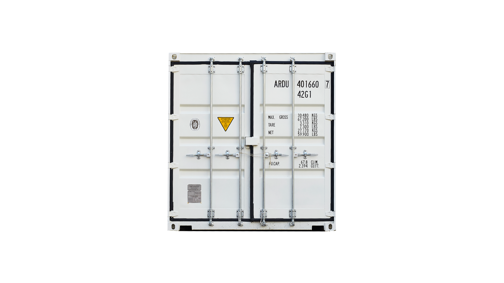 42G1 40Ft Standard new White Front