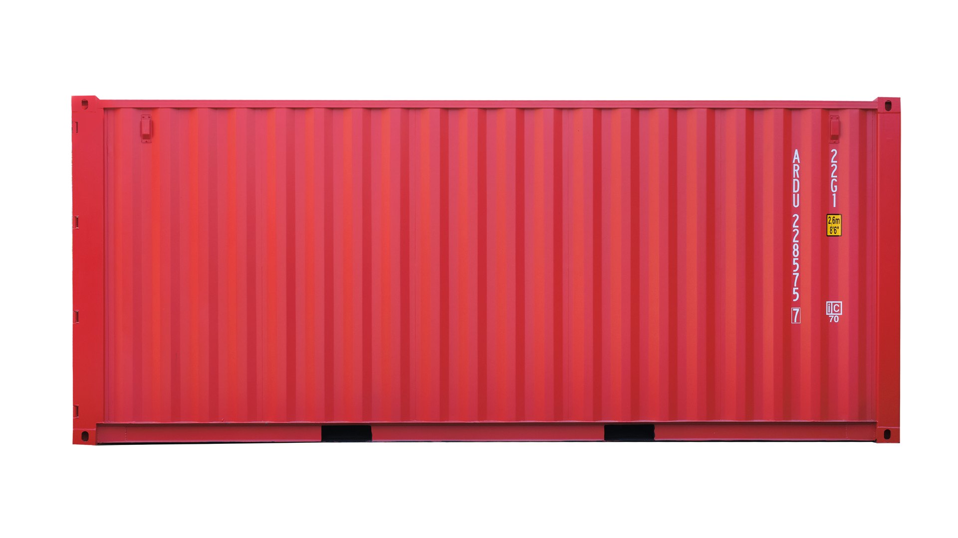 22G1 20ft standard New Traffic Red Side