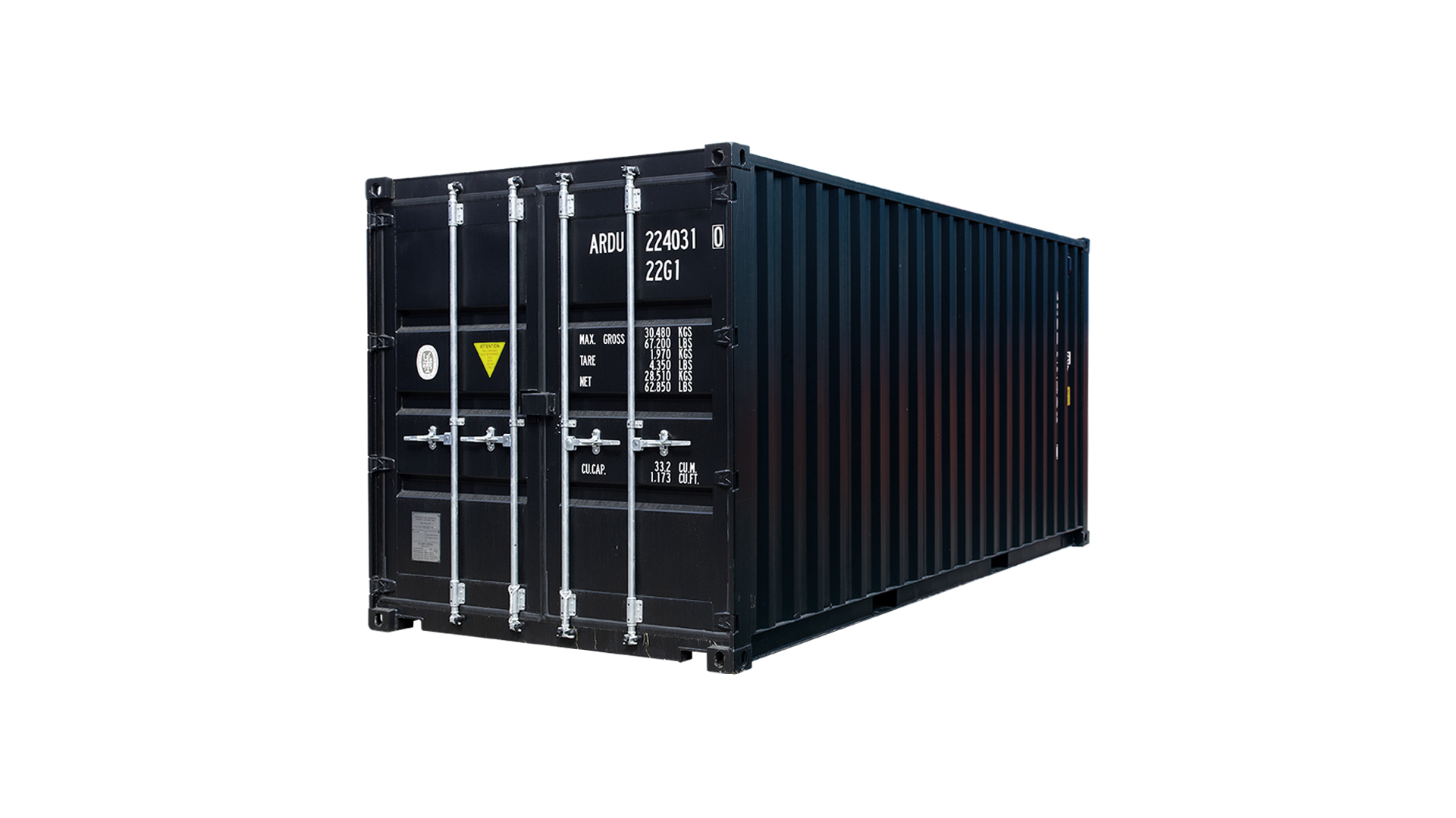 22G1 20FT Standaard new black Corner