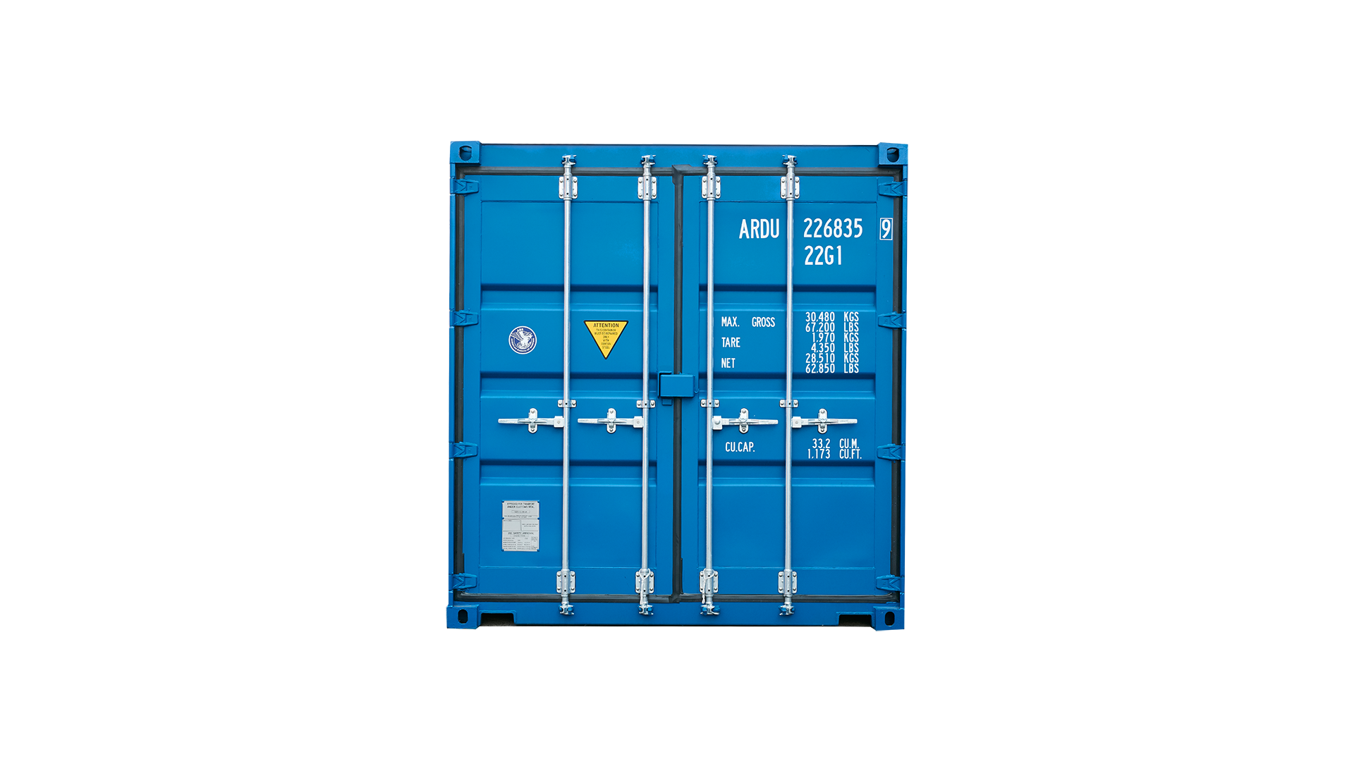 22G1 20FT Standaard new blue Front