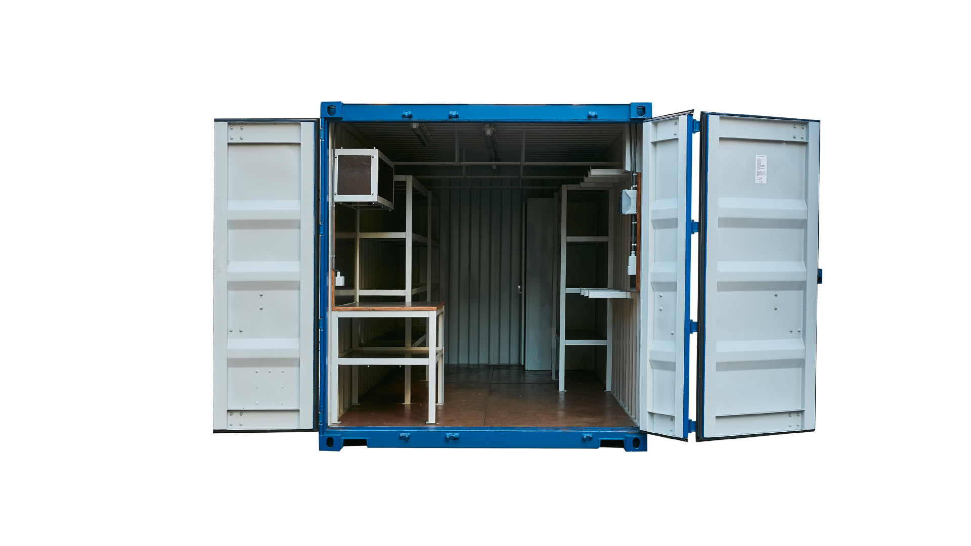 22K3 20FT Workshop new blue Doors