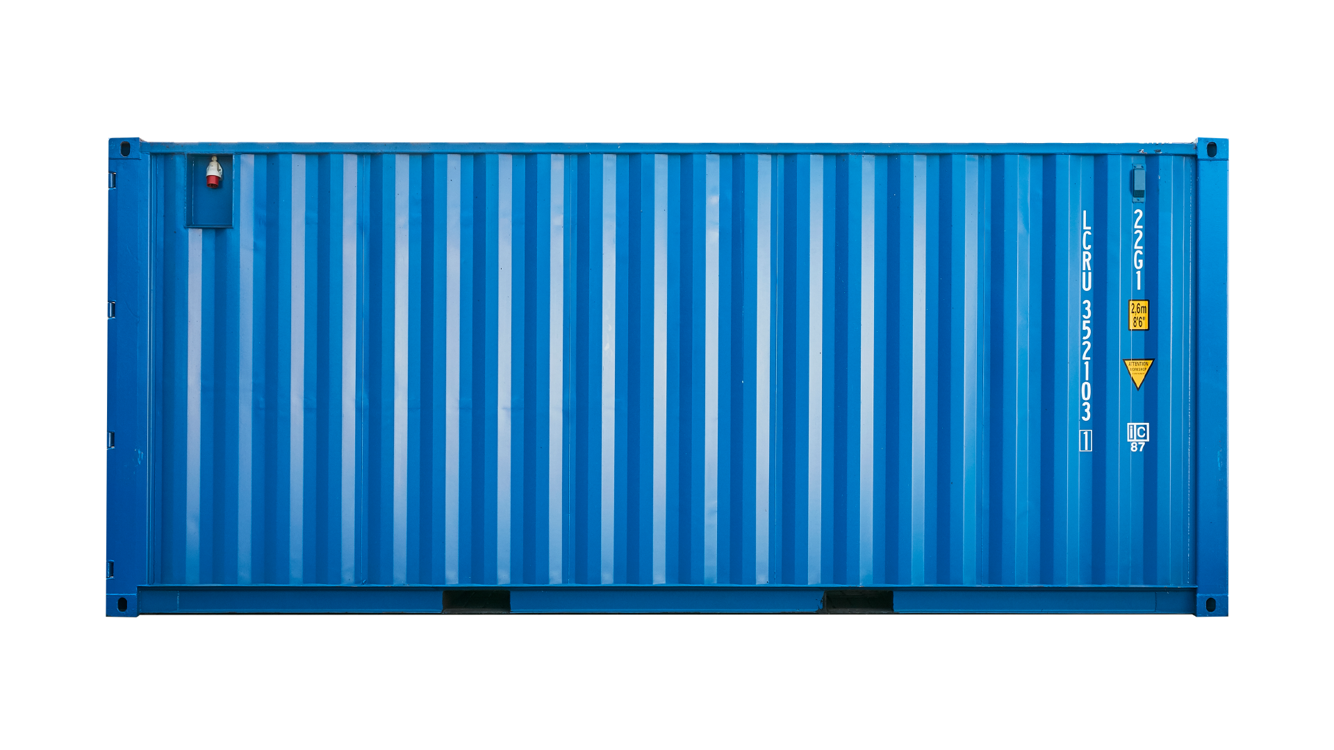 22K3 20FT Workshop new blue Side