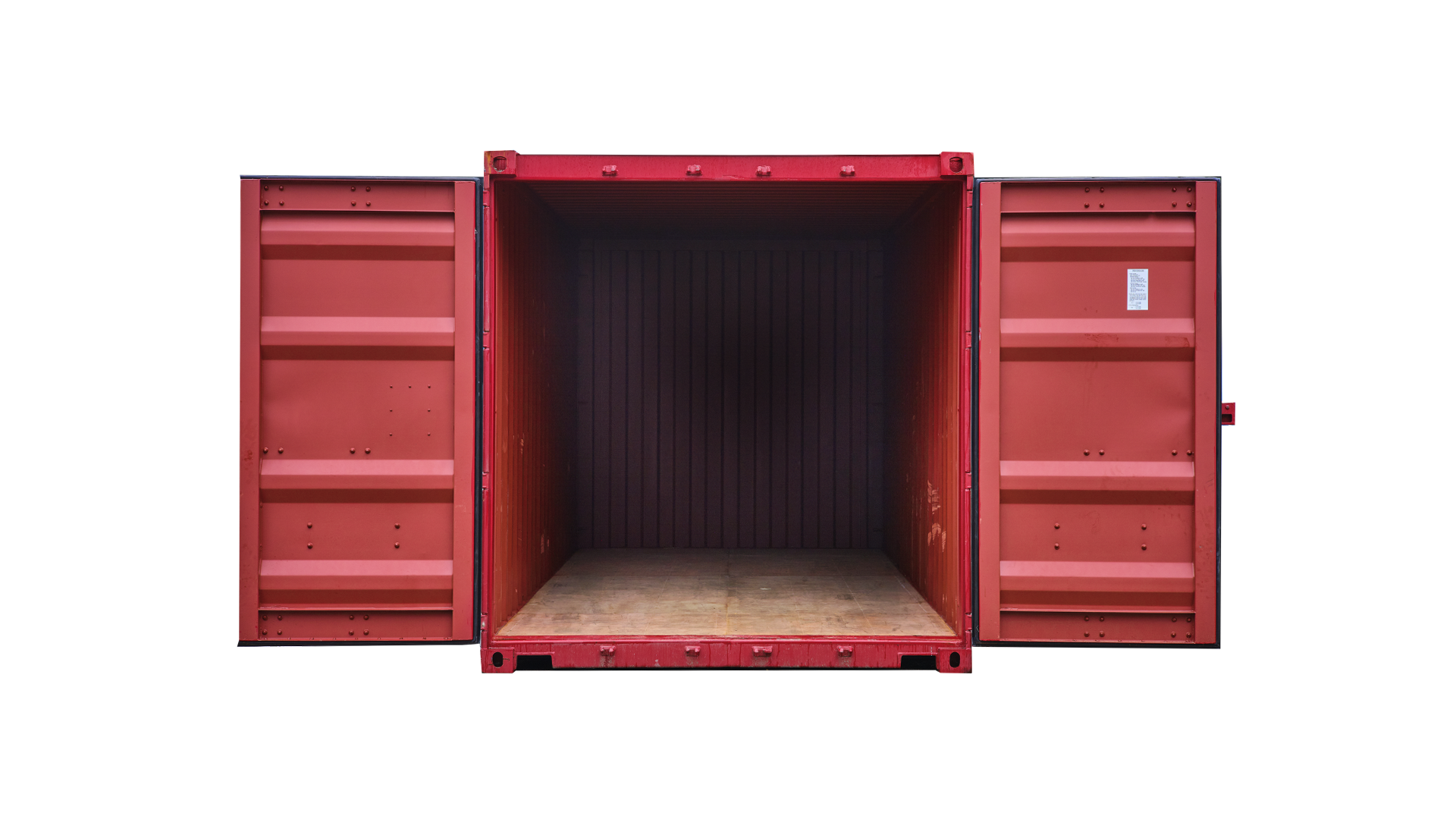 22G1 20FT STANDARD RENT OPEN FRONT RED