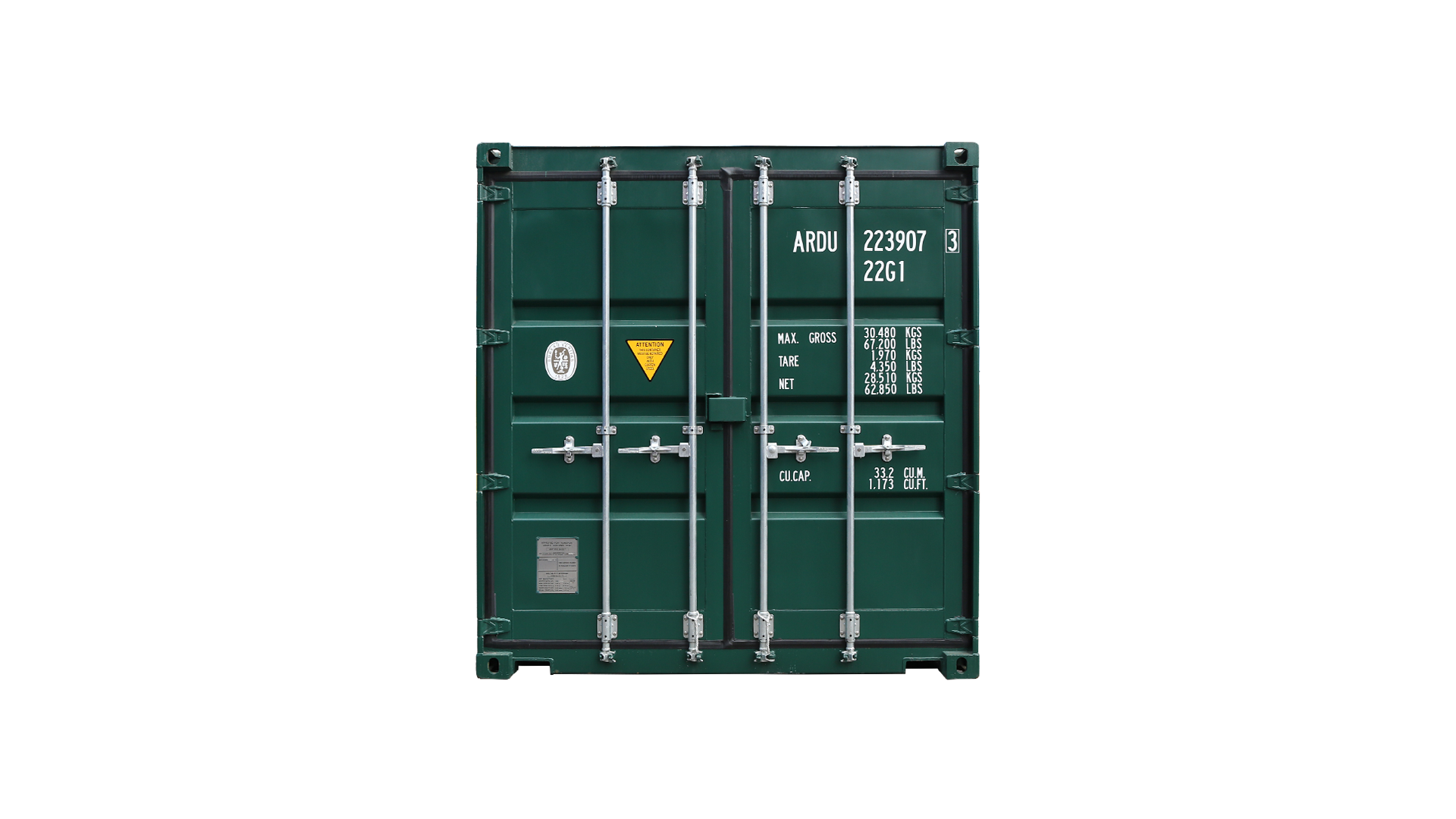 22G1 20FT STANDARD GROEN 1