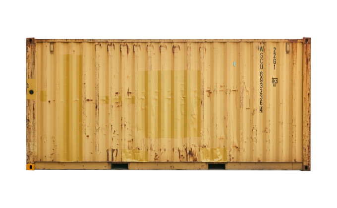 Container Standard de 20 pés