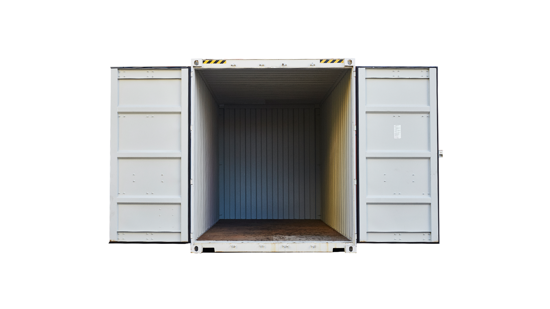 25G1 20FT High Cube white open doors