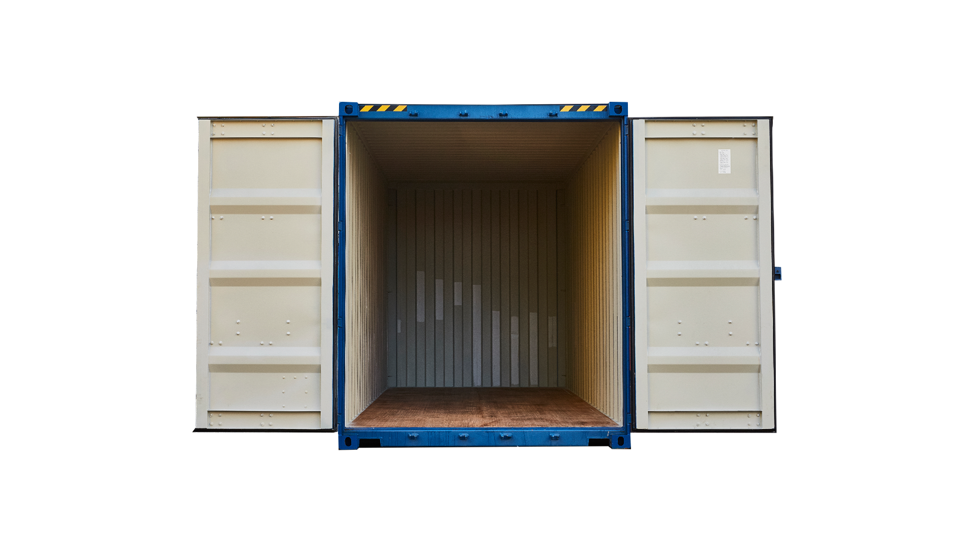 25G1 20FT High Cube new blue open doors