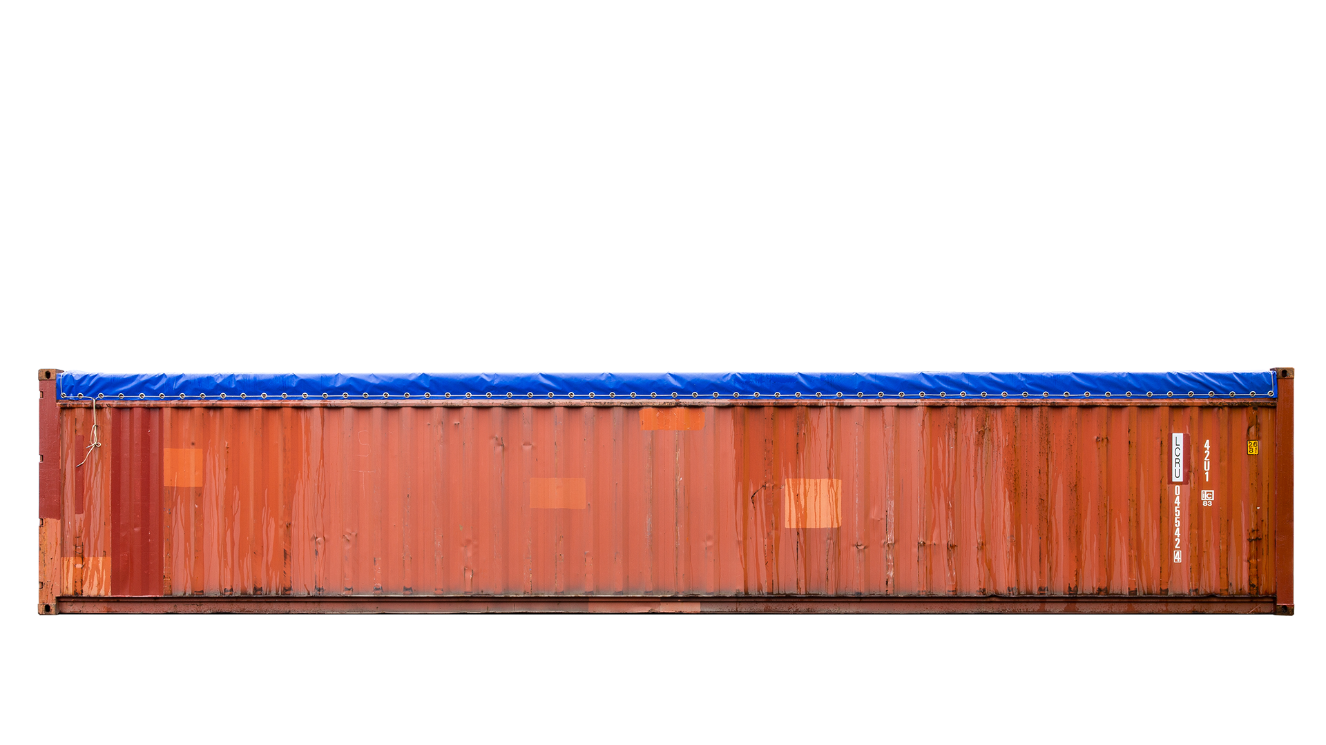 42U1 40FT Open Top Original rental Side