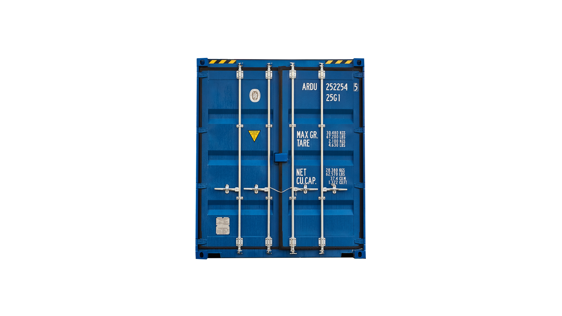 25G1 20FT High Cube new blue front