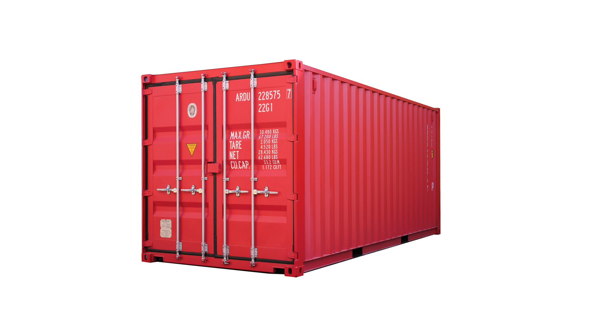 22G1 20ft standard New Red Corner