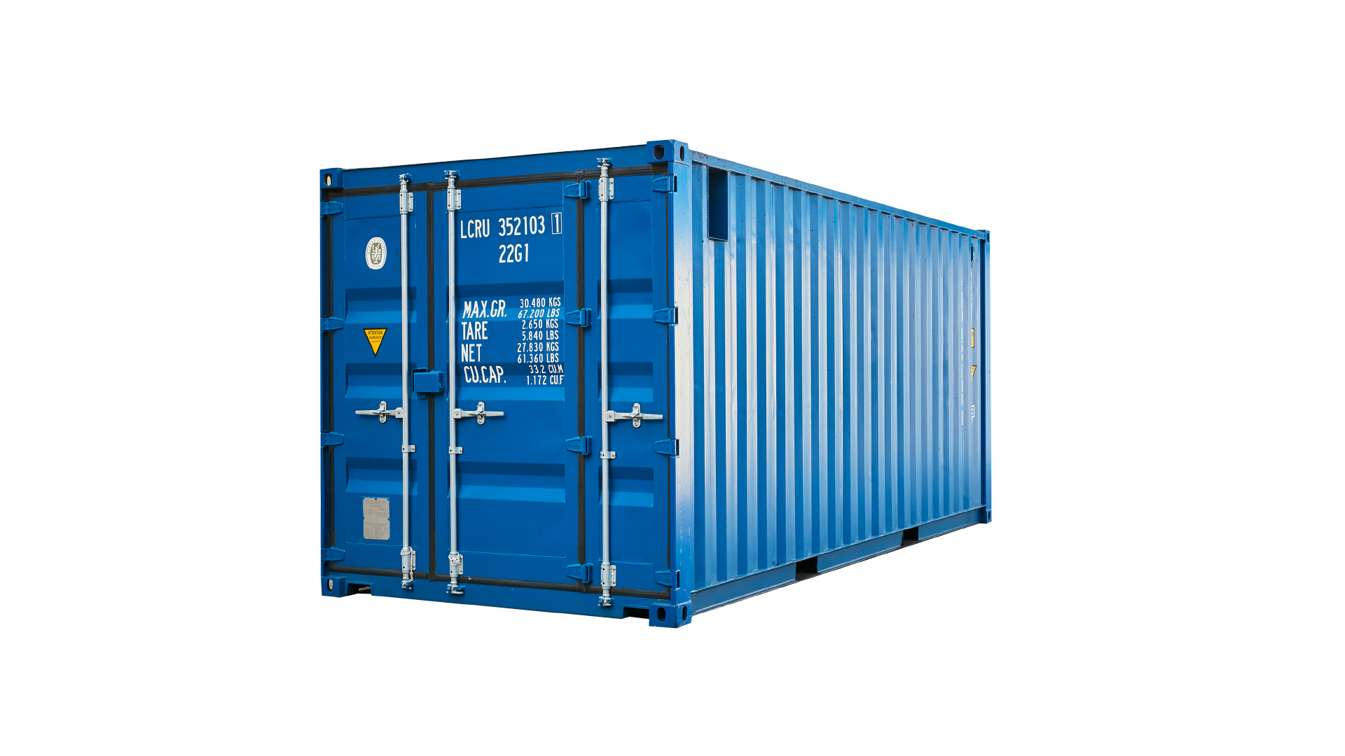 22K3 20FT Workshop new blue Corner