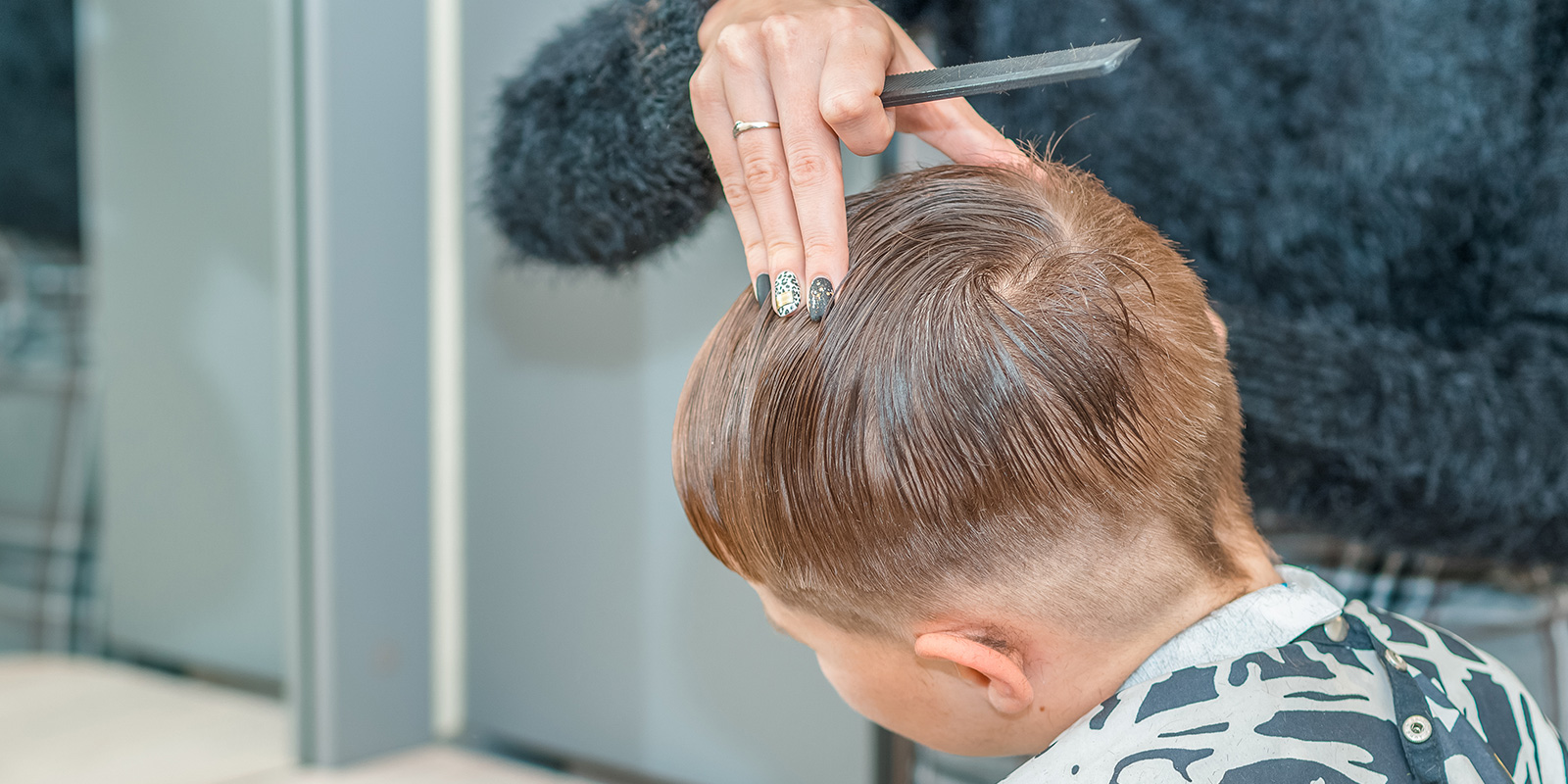 Cutting long hair 2024 with clippers