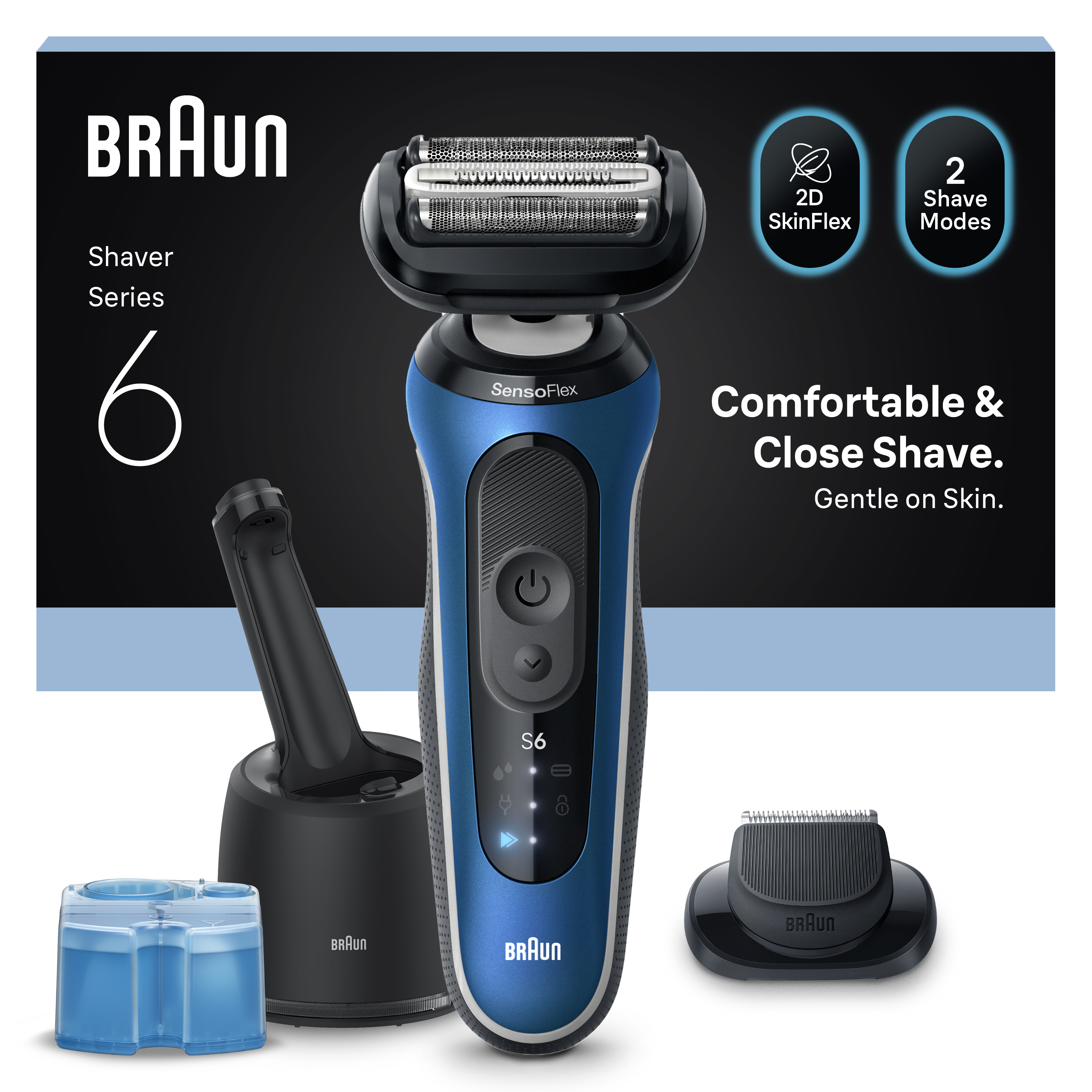 Braun Electric Shaver Series 6 62-S1000s | Braun AE