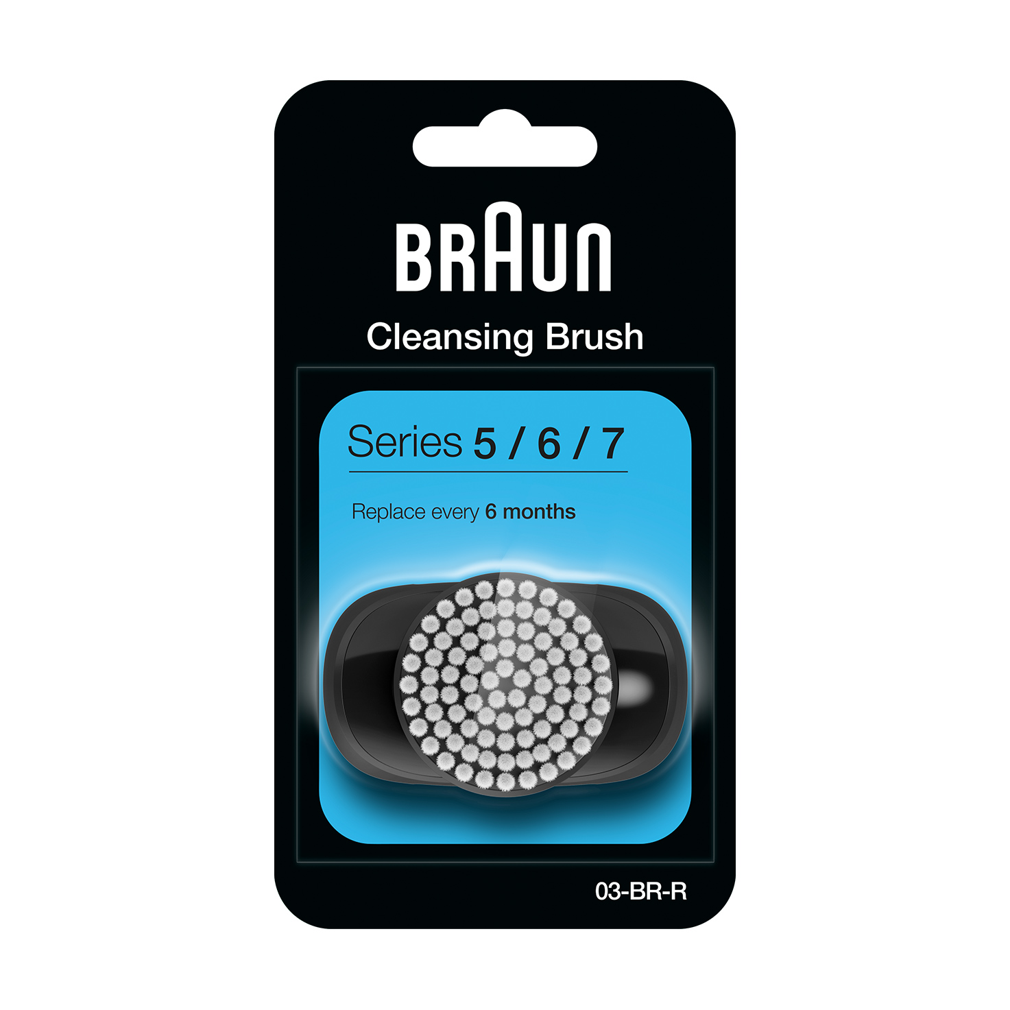 EasyClick Cleansing Brush refill for Braun Series 5, 6 and 7 electric shaver 