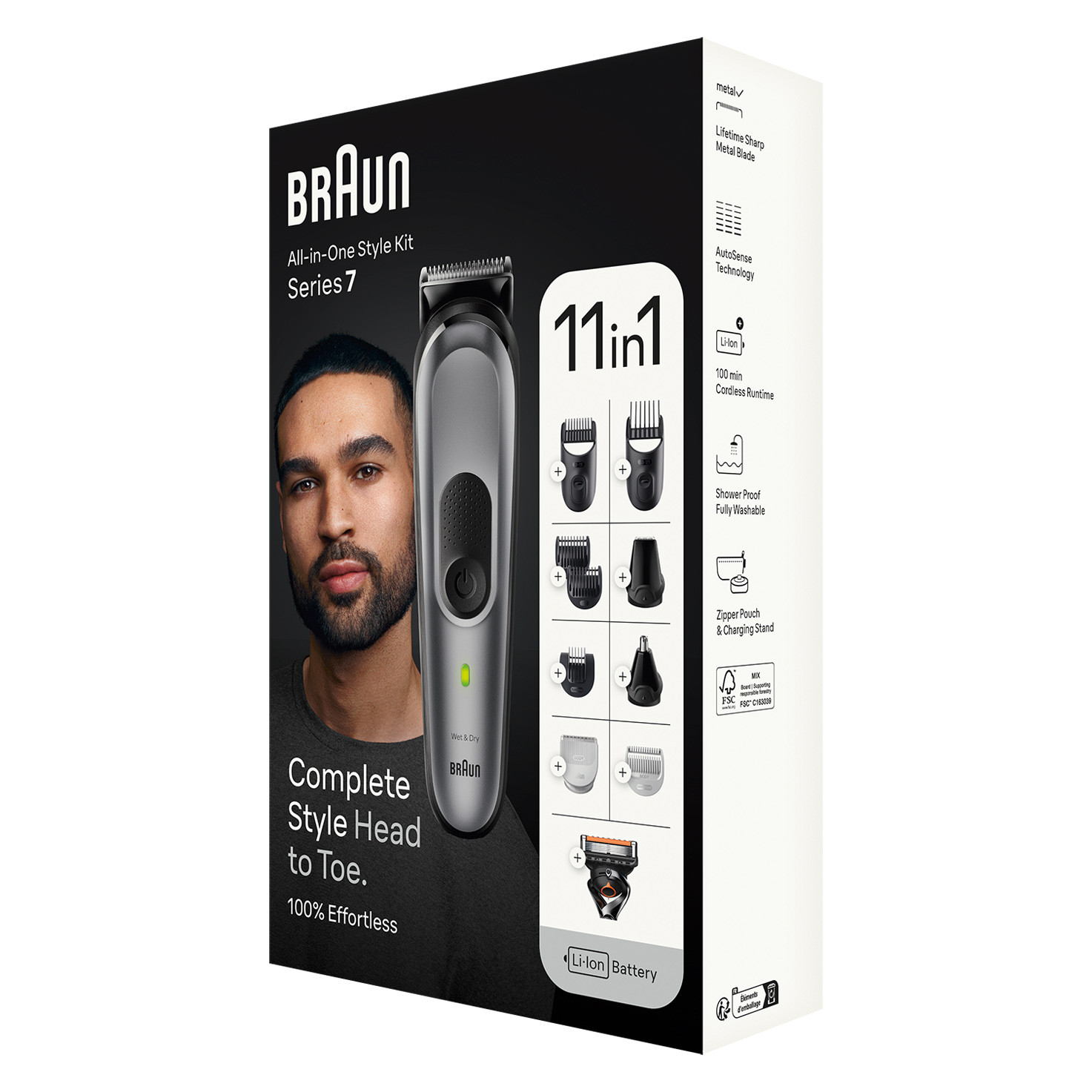 MGK 7440 : Braun's all in one male body grooming kit | Braun AE