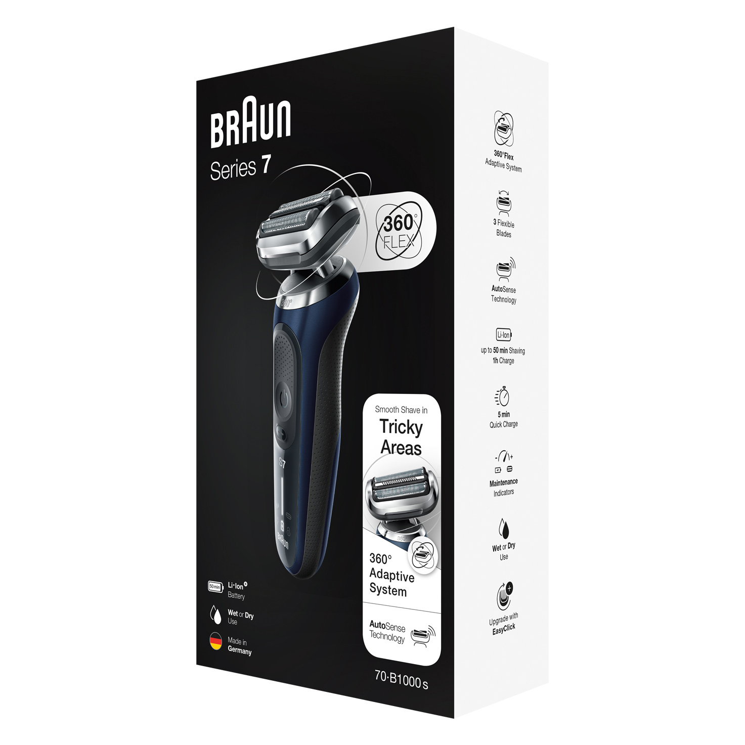 Braun Series 7 70-B1000s shaver - packaging
