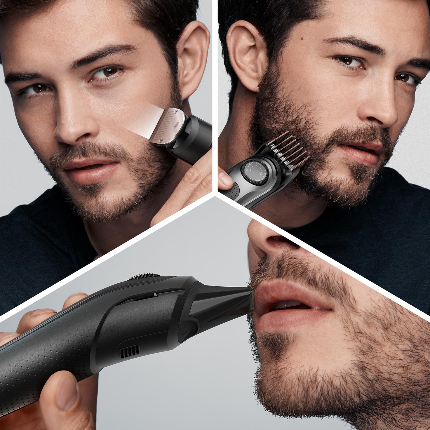 Beard Trimmer Bt7340 Precision Facial Trimming For Men Braun Ae