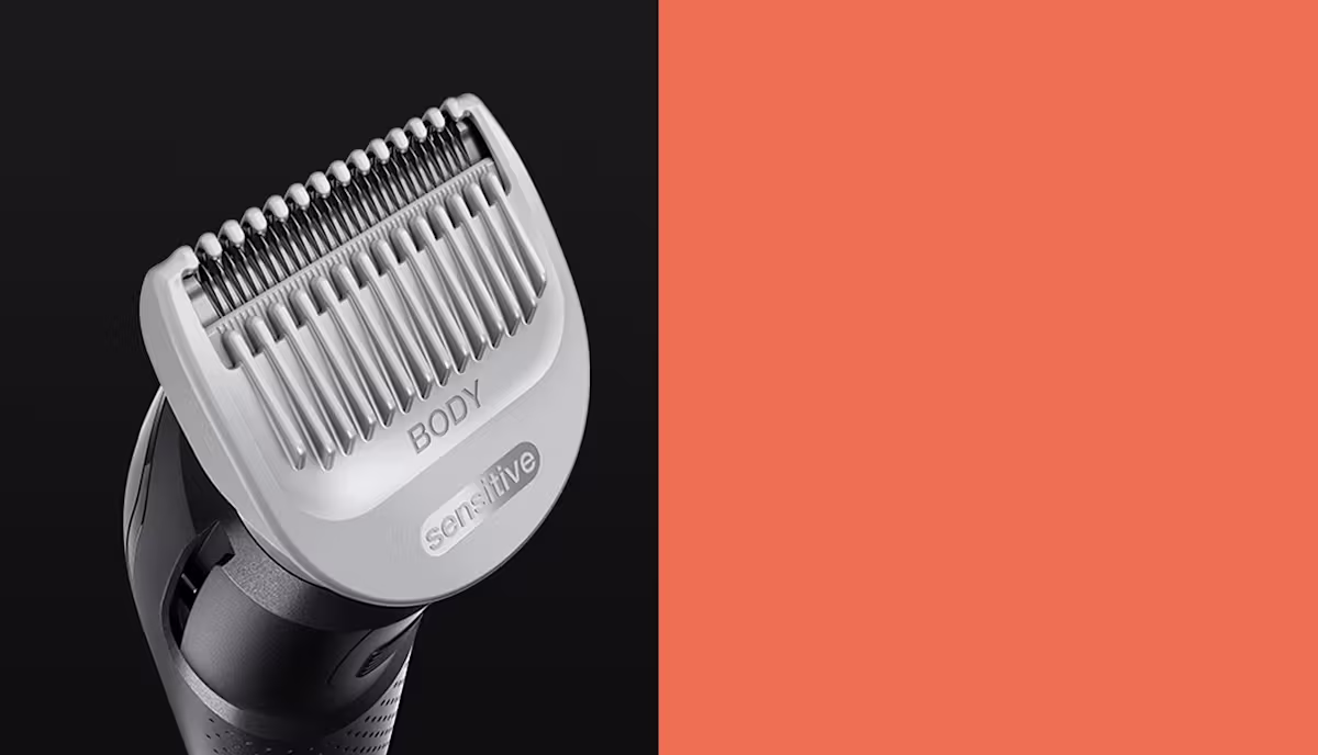 Body groomer head Body groomer head