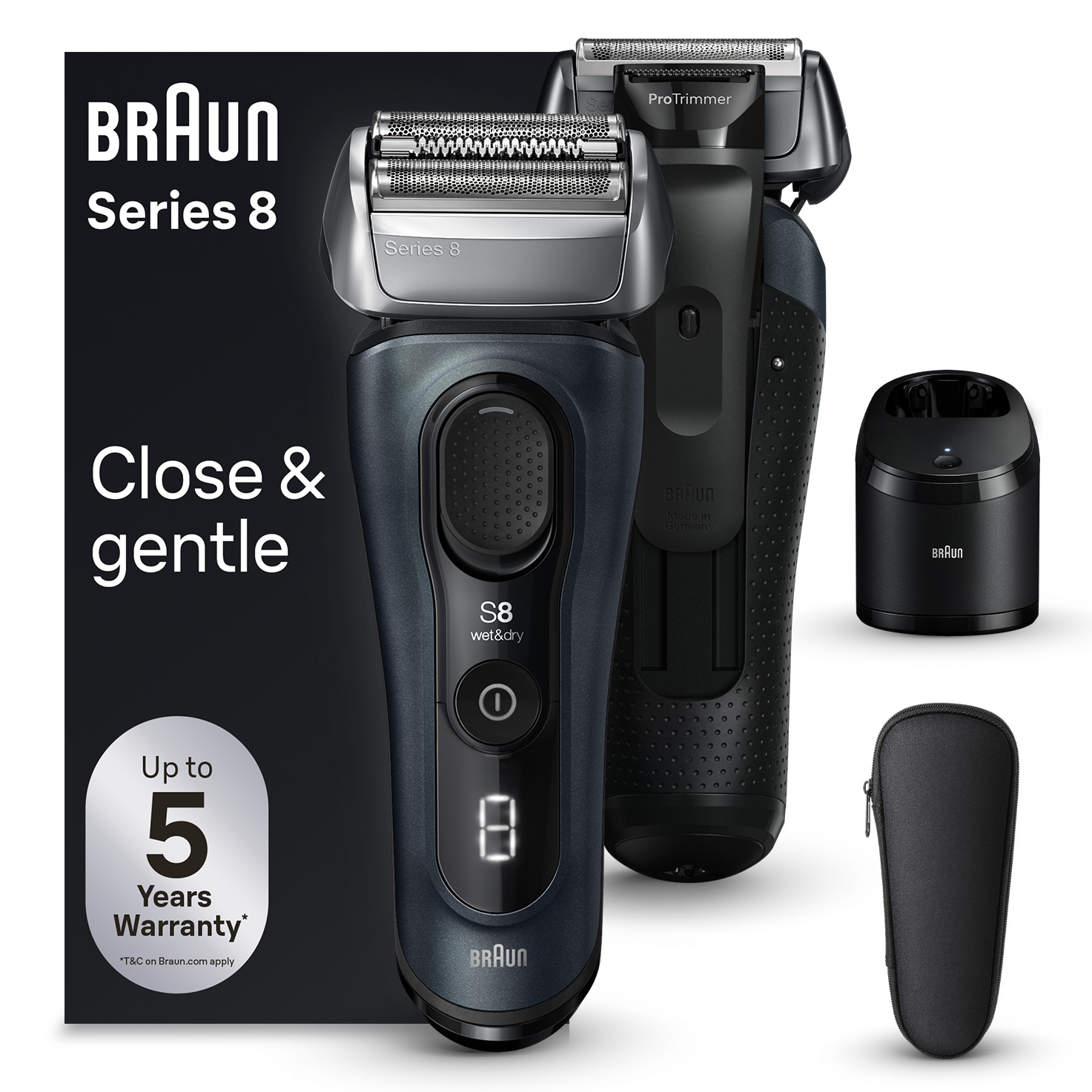 Braun Series 8 Electric Shaver with Adaptive Head | Braun AE