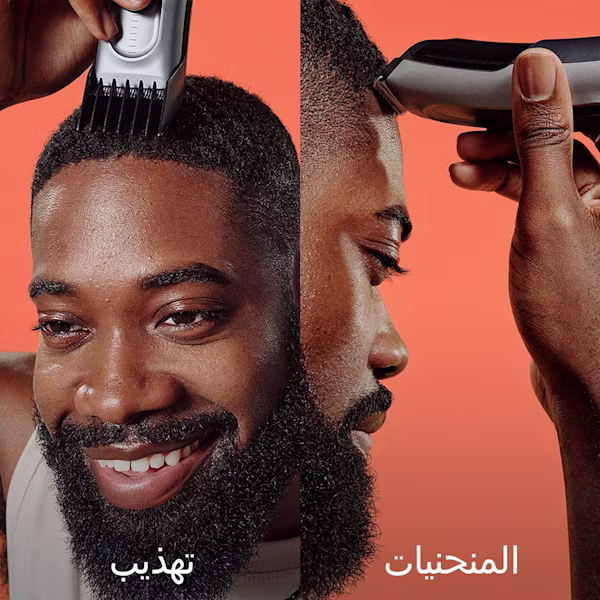 رجل يستخدم المنتج على رأسه رجل يستخدم المنتج على رأسه