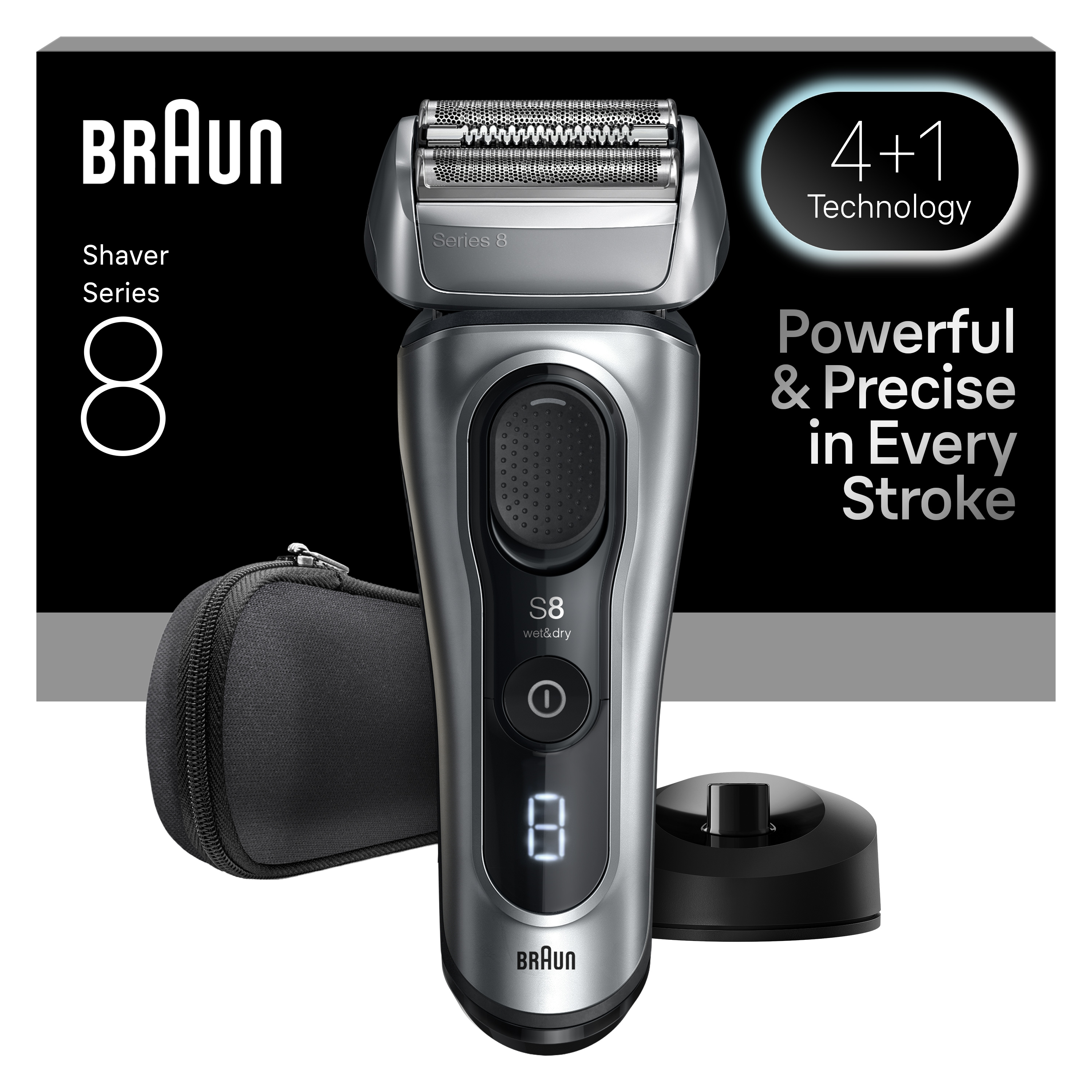 Braun Series 8 Electric Shaver with Adaptive Head | Braun AE