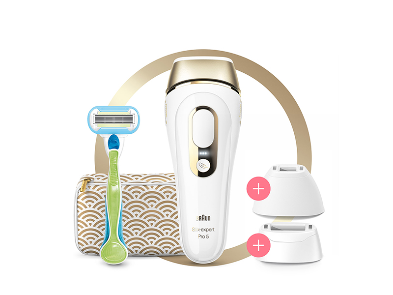 Buy Braun Silk Expert Pro 5 PL5137 Laser Hair Removal, White and Gold  Online at Best Prices in India - JioMart.
