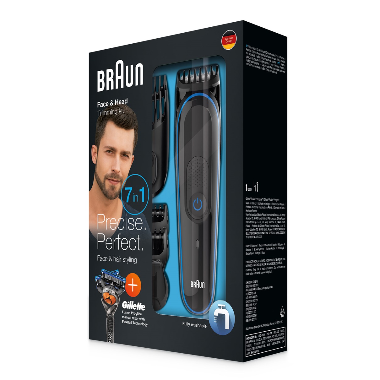 Braun multi grooming kit MGK3045 packaging