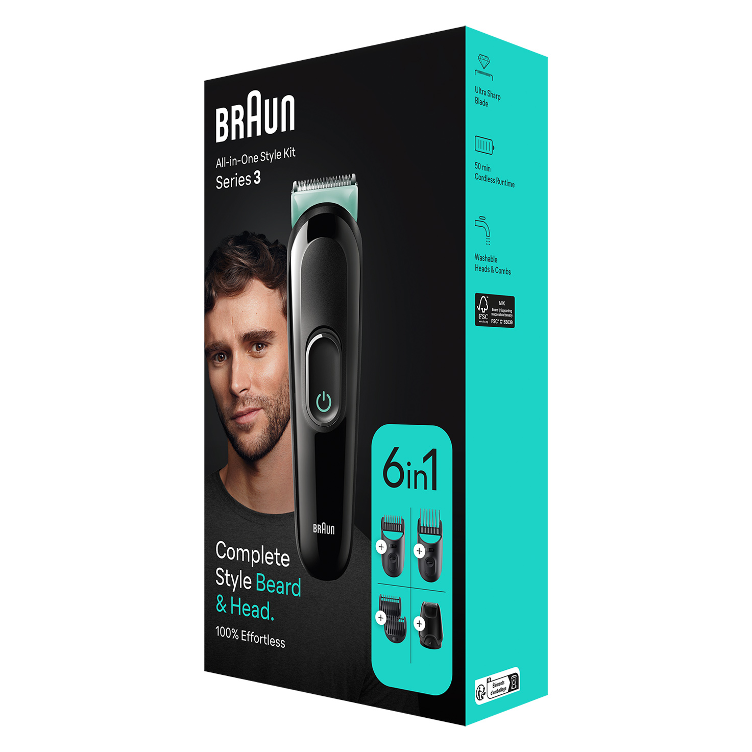 MGK 3411 : Braun's all in one male body grooming kit | Braun AE