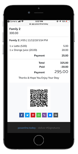 eBill for Booking 2