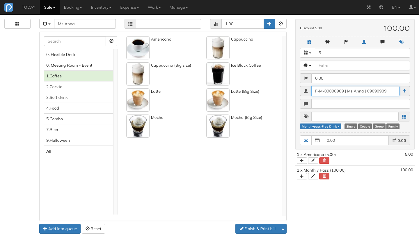 Create Sale Order for Flexible Desk 7